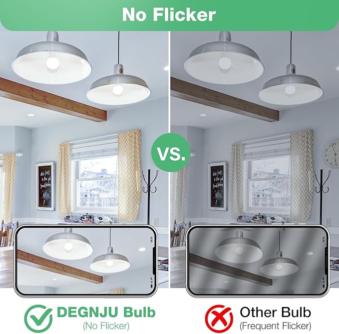 24 Pack LED Light Bulbs 100 Watt Equivalent, A19 5000K Daylight, 1500 Lumens, E26 Base, Non-Dimmable, 13 Watt Energy Efficient LED Bulbs for Home Lighting