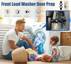Magoog Washer Door Prop - Keep Door Open and Dry, Front Load Washer Holder for Front Load Washing Machines, Black