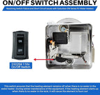 232362 RV Water Heater Switch Electric Element Part for Suburban SW Electric Series Water Heaters, 232259 Spare Assembly for SW-4/6/10/12/16-DE/DEC/DEL/DELC/DEM/PE/PER DSI Models, 233358