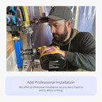 NuvoH2O Citrus, Salt-Free Water Filter System + Water Softener – Healthy & Pure Water, Retains Healthy Minerals – Removes Hard Water Build Up (Home System)