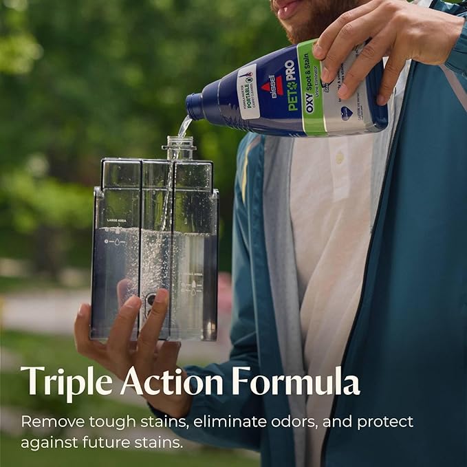 BISSELL Little Green Cordless Portable Deep Cleaner with 25V Lithium-Ion Battery & Battery-Boost Technology, 3682