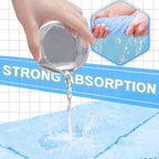 Car Wash Towels,Upgraded 450gsm Ultra-Thick,Micro Fiber Towels for Car and Home Polishing Washing & Detailing,Car Cleaning Interior Microfiber Rags 16"x16"|Blue 6-Pack