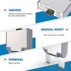 GLOSO Maxi Blade Circuit Breaker Fuse 25A, T3 Manual Reset (25A - 3 Pack) E83