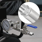 TAISHER 1PCS 304 Stainless Steel Cast Pipe Fitting, Coupling, 2-1/2" x 2-1/2" NPT Female Threaded