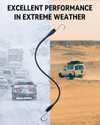 15'' Rubber Bungee Cords Heavy Duty Outdoor with 27" Max Stretch & Over 176 lbs Load, 100% EPDM Black Bungee Straps with Crimped S Hooks for Cargo, Tarps, Truck, Motorcycle, Weatherproof (10 Pack)