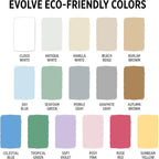 EVOLVE Paint & Primer: Environment-friendly, Low Sheen with One-coat Coverage for Interior & Exterior surfaces (Beach Beige, 1-Gallon)