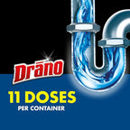 Drano Kitchen Granules Drain Clog Remover and Cleaner, Unclogs Blockage from Grease or Cooking Oil, Commercial Line, 17.6 Oz