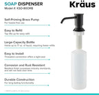 KRAUS Kitchen Soap and Lotion Dispenser in Oil Rubbed Bronze, KSD-80ORB