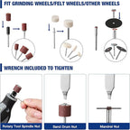 WORKPRO 476PCS Rotary Tool Accessories Kit, Rotary Tool Bits for Easy Cutting, Sanding, Grinding, Carving, Polishing, Drilling and Engraving