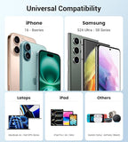 140W USB C Mac Book Pro Charger, 4-Port Type C 20W Fast Charger Block for USB C Port MacBook Pro & MacBook Air, ipad Pro,Wall Charging Block Cube for iPhone 17/16/15/14/13 Pro Max, iPad,Samsung Galaxy