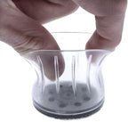 Slipstick GorillaFelt Chair Leg Floor Protectors for Hardwood Floors, Clear Sleeve Felt Pads for Furniture That Stay On, Fits Round & Square Legs, Includes 4 Premium Transparent Chair Socks, CB188