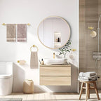 10-Piece Brushed Gold Towel Bar Set Bathroom Hardware Set Include 23.6in Towel Bar Toilet Paper Holder Towel Ring Upgraded Towel Hooks Towel Holder Set for Bathroom Stainless Steel Wall-Mounted