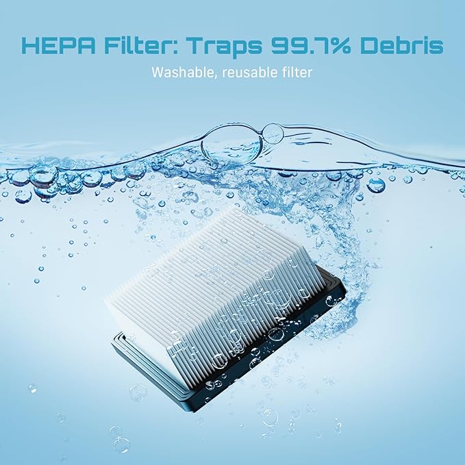 Seesii Cordless Shop Vac Wet and Dry, 2.6 Gallon Small Shop Vac with 2 x 4.0Ah Batteries, 3-in-1 Wet Dry Vacuum with HEPA Filter, Strap, Accessories Storage Bag, Ideal for Garage, Car, Workshop, House