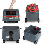 Starmix 1625 "Powerhouse Basic 6.6 Gallons/25L, High Performance Multi-Use Portable Dust Extractor - Wet/Dry - Manual Self-Clean Filter System - HEPA Certified, 103860