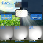 Solar Spot Lights Outdoor Waterproof Adjustable Solar Powered Landscape Lights for Yard 3 Long Time Lighting Modes Spotlights for Pathway Garden Outside Wall Pool Porch- 10 Pack, Cool White