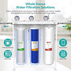 SimPure GAC Filter 20 x 4.5 inch Whole House Water Filter | Granular Activated Carbon Filter Replacement for DB20P, GAC-20BB, RFC20-BB (2 Pack)