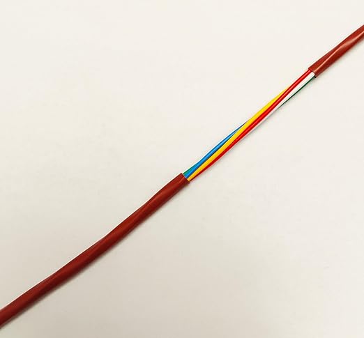 18/5 250ft Thermostat Wire- Brown - Solid Copper 18 Gauge, 5 Conductors - CL2 (ETL Listed) - Residential, Commercial and Industrial Rated (18/5, 250ft)