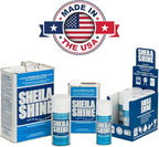 Sheila Shine Stainless Steel Cleaner and Polish with Microfiber Cleaning Cloth, Removes Grease, Fingerprints, Streaks, Household Kitchen Cleaner Spray for Stainless Steel & Appliances-1Qt. Can & Cloth