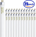 F54T5/841/HO 54W T5 HO Fluorescent Tube Light, 46 Inches T5 54 Watt Fluorecent Bulb, F54T5/841/CW, 4100K Cool White, 80 CRI, G5 Base 4300 Lumens 25 Pack