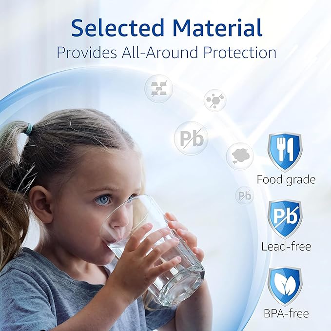 Waterspecialist Replacement for GE® RPWFE®, RPWF (Built-in CHIP) Refrigerator Water Filter, Compatible with GYS22GMNES, GYE22HSKSS, PYE22PELDS, GFE26GMKES, GFE28GYNFS, PFE28KYNFS, 2 Filters