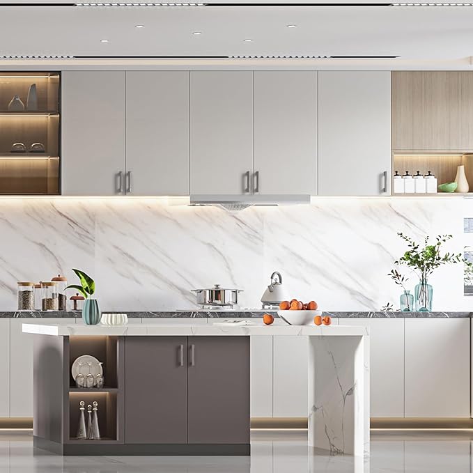 Asidrama 10 Pack 3.75 Inch(96mm) Brushed Black Nickel Kitchen Cabinet Handles, Cabinet Pulls Kitchen Cabinet Hardware for Cupboard Drawer Pulls