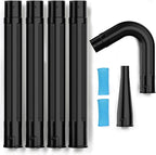 Sealegend Gutter Cleaning Tools for 2-1/2 in. Wet/Dry Vacuum Cleaner, Shop Vac Hose Attachments for Cleaning or Blowing Debris from Gutters Up to 5.6FT, Upgrade Lockout Design Shop Vac Accessories