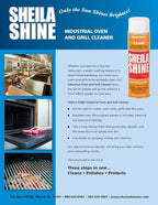Sheila Shine Oven Cleaner Spray | Lifts Away Burnt-On Grease and Dirt | Less Manual Scrubbing Needed | Can be Used on Many Different Appliances | Longer Lasting Results
