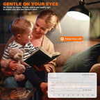 Kawaya E26 LED Edison Bulbs: 8W Equivalent 80W Dimmable LED Bulbs - Vintage ST58 4000k ‎Neutral White - 800 Lumens High Brightness Filament Bulbs with 90+ CRI - Clear Glass, 12 Pack