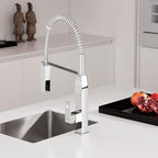 Grohe Eurocube Single-Handle Pull-Down Semi-Pro Kitchen Faucet, StarLight Chrome
