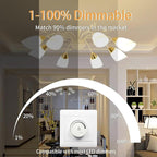 G9 LED Bulb Dimmable 3.2W (30-40W Halogen Bulb Equivalent), Warm White 3000K, 120V 350LM G9 Bi Pin Base Light Bulbs for Chandelier Light, No Flicker, 360° Beam Angle, 6 Pack