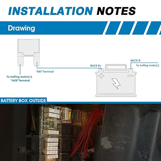 GLOSO Circuit Breaker E81 Long ATC Terminal (w/dimple), T1 Auto Reset (10A)