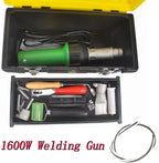 Beyondlife 1600W Plastic Welder Welding Tool Heat Heating Gun Torch Hot Air Pistol PVC Welder Machine Kit Set, with Butterfly Flooring Welding Kit and Convenient Carry Case