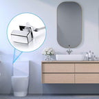 Meonum 2 Pack Toilet Flush Handle Replacement Kit, Toilet Trip Levers Side Mount Compatible with Kohler K-3722-0 Toilets/Kohler 85114-CP Trip Lever Kit, Polished Chrome