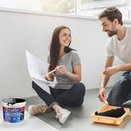 Polyurethane Waterproof Coating, 0.4 Gallon / 51 Fl Oz., Black Roof Sealant Multi-Surface Leak Repair Roofs, Foundations, Basements, Garages, Indoor and Outdoor Liquid Water Proof Sealant