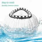 10 PCS Spin Mop Replacement Head,100% Microfiber Mop Heads Replacements with Triangle Spin Mop Head, 360 Degree Round Spin Mop Replacement Head for Easy House Cleaning Floor Mopping