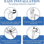 Toilet Fill Valve Seal Replacement Part Compatible with Fluidmaster 200,242, 400 and 747 Toilet Tank Fill Valve Parts,for Kohler 83143 (10 pack)
