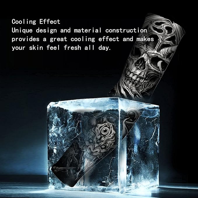 UV Sun Protection Arm Sleeves for Men & Women-UPF 50+ Sports Compression Cooling Sleeve-Unique TATTOO SLEEVE gift