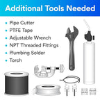 3M Aqua-Pure Whole House Sanitary Quick Change Water Filter System AP904, Reduces Sediment, Chlorine Taste and Odor, and Scale, Heavy Duty, 100,000 Gallon