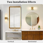 Alabaster Wall Sconces Set of Two, 14in Modern Spanish Natural Marble Bathroom Vanity Sconces, Brass Alabaster Sconce Wall Lighting, Gold Wall Light Fixtures Decor for Bedroom Living Room Staircases