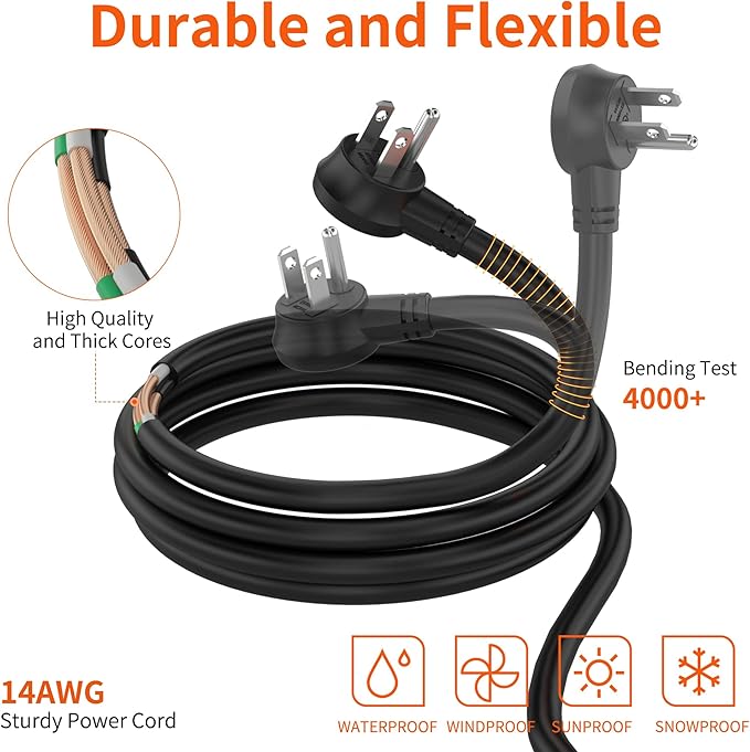 8 Outlet Power Strip 2100J Surge Protector, 8FT Heavy Duty Extension Cord Wide Spaced Outlet and Wall Mount Metal Powerstrip for Home Office Garage Workshop