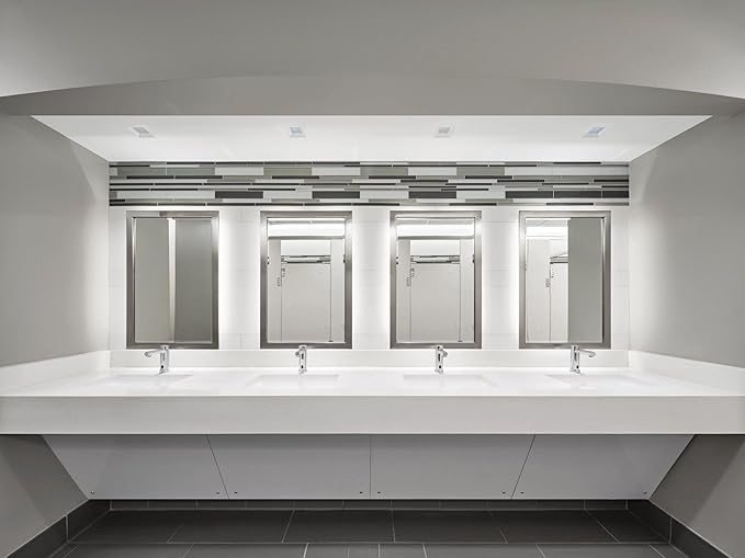 Moen 8559 Commercial Align M-Power Electronic Touchless Hands-Free Sensor-Operated Modern Bathroom Sink Faucet, Chrome