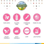 Terranics Daily Probiotics for Women, 200 Billion 32 Strains Womens Probiotics, with Cranberry, Prebiotics & Enzymes, Rebalance Vaginal Flora & pH, Delayed Release, Shelf Stable, 60 Vegan Caps