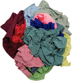 Color T-Shirt Rags (4 lbs. Bag) – Shop Rag Bulk for Workshops, Mechanics, Painters, and Home Use, Multipurpose Cotton Tshirt Rags
