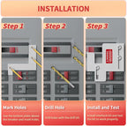 Marsflex Generator Interlock Kit for Eaton Cutler Hammer BR Series 150 and 200 Amp Breaker Panels, 1 1/4-1 7/16 Inches Spacing Between Main and Generator Breaker, Professional & Safe Interlock Kit