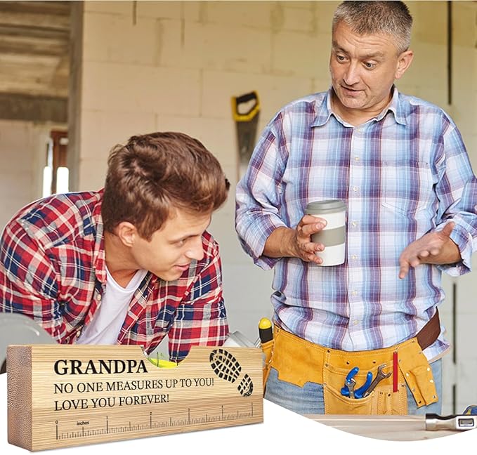 Christmas Gifts for Grandpa from Granddaughter and Grandson Wife Spirit Level Bottle Opener Valentines Birthday Thank You Gifts Ideas for Daddy New Dad Grandpa Papa