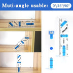 BETHEL Small Level Mini Bubble 90°/180°SpiritLevel,4 Inch Shatterproof Cross Check PocketLevel Picture Hanging Levels Tools for Machinist,Construction & Household