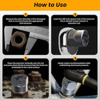 Impact Bolt & Nut Remover Set,14 Pieces Bolt Extractor Tool Set, 3/8" Drive Impact Bolt & Nut Remover Socket Tool Kit, Stripped For Damaged, Frozen, Studs, Rusted, Nuts & Screws, Tools Gifts for Men