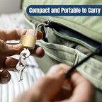 24 Pcs Solid Brass Keyed Padlock, Small Yellow Gym Lock, Strong Padlock with Same Key for Luggage Toolbox (20mm)