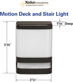 BL625-3 Motion Sensing Stair and Deck Light, LED, Battery Operated, Dusk to Dawn Sensor, 30 Seconds or 5 Minutes Brightness Setting, Indoor and Outdoor