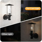 6 Pack 54W Corn LED Light Bulb,(480 Watt Equivalent) Fanless E26/E27 Medium Base LED Cob Lamp 5000K Daylight 6,800LM for Outdoor Indoor Garage Warehouse Factory Workshop Street Backyard